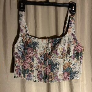 Floral Beige Target Corset